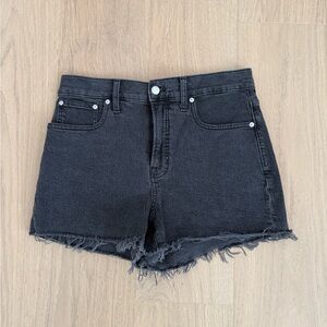 Madewell Perfect Jean Shorts with Frayed Hem